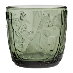 Moomin Drinking Glasses 28cl Pine Green 2-Pack – product photo