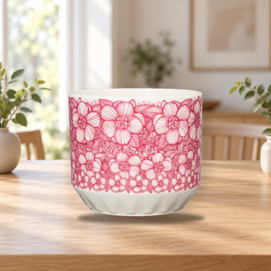 Arabia Huvila Flower Pot 100x120mm – product photo on a table