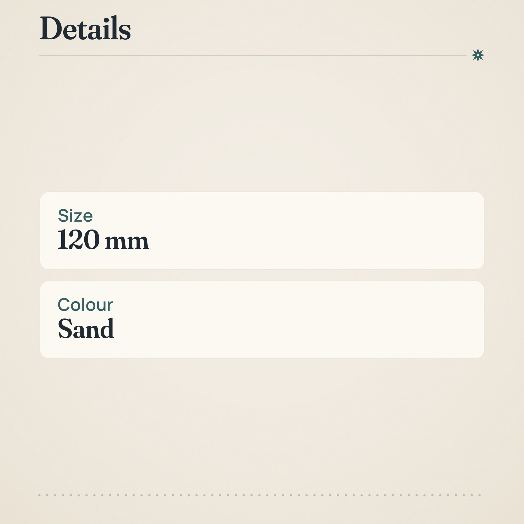 Arabia Ilona Flower Pot 100x120mm Sand – product details