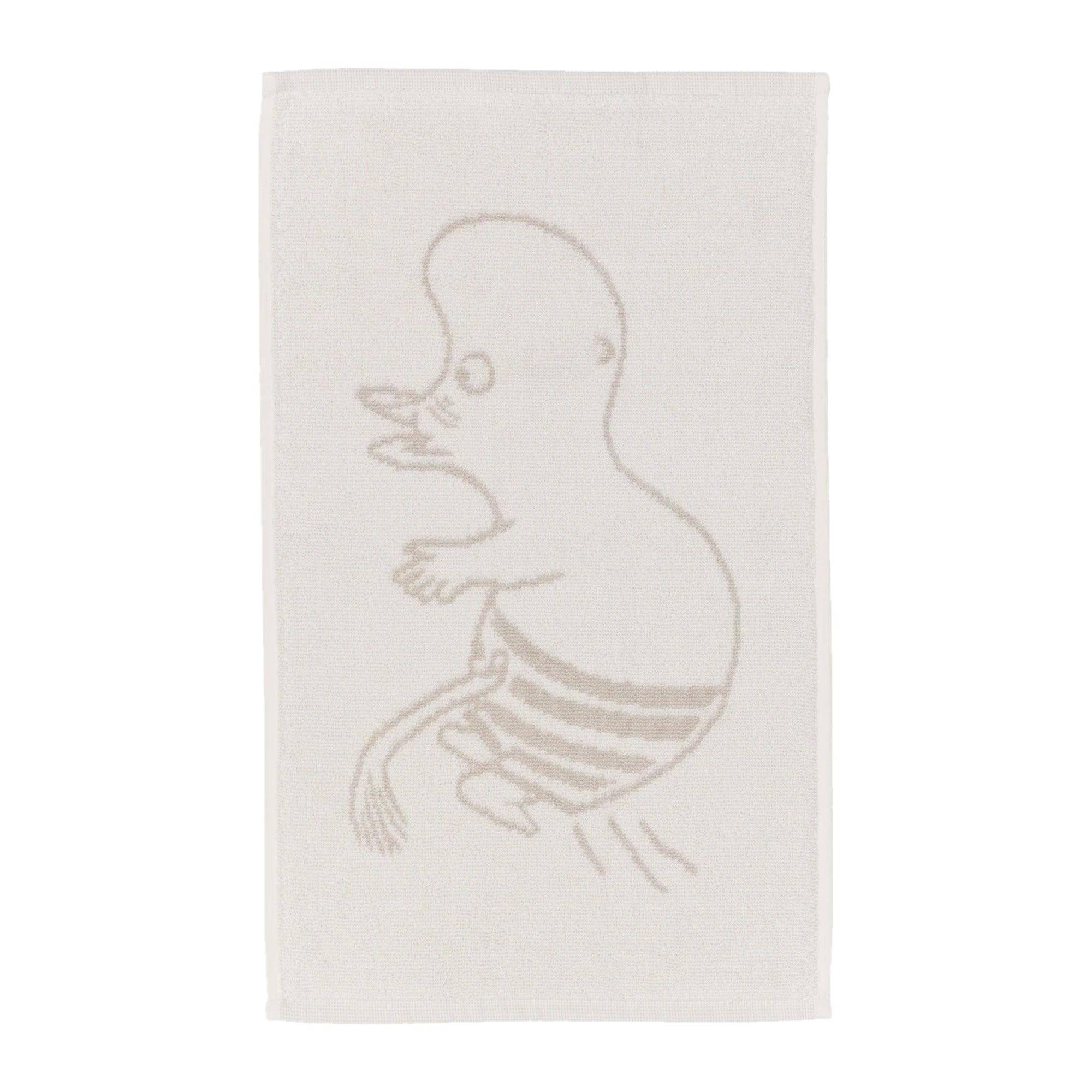 Moomin Arabia Hand Towel 30x50cm Moomintroll White – product photo