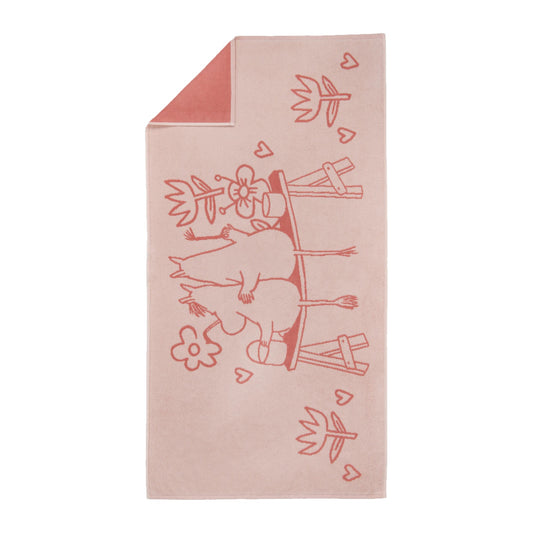 Moomin Arabia Bath Towel Love 70x140 cm Organic Cotton – product photo