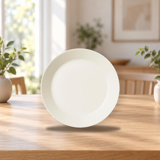 Iittala Teema Plate 17cm White – product photo on a table