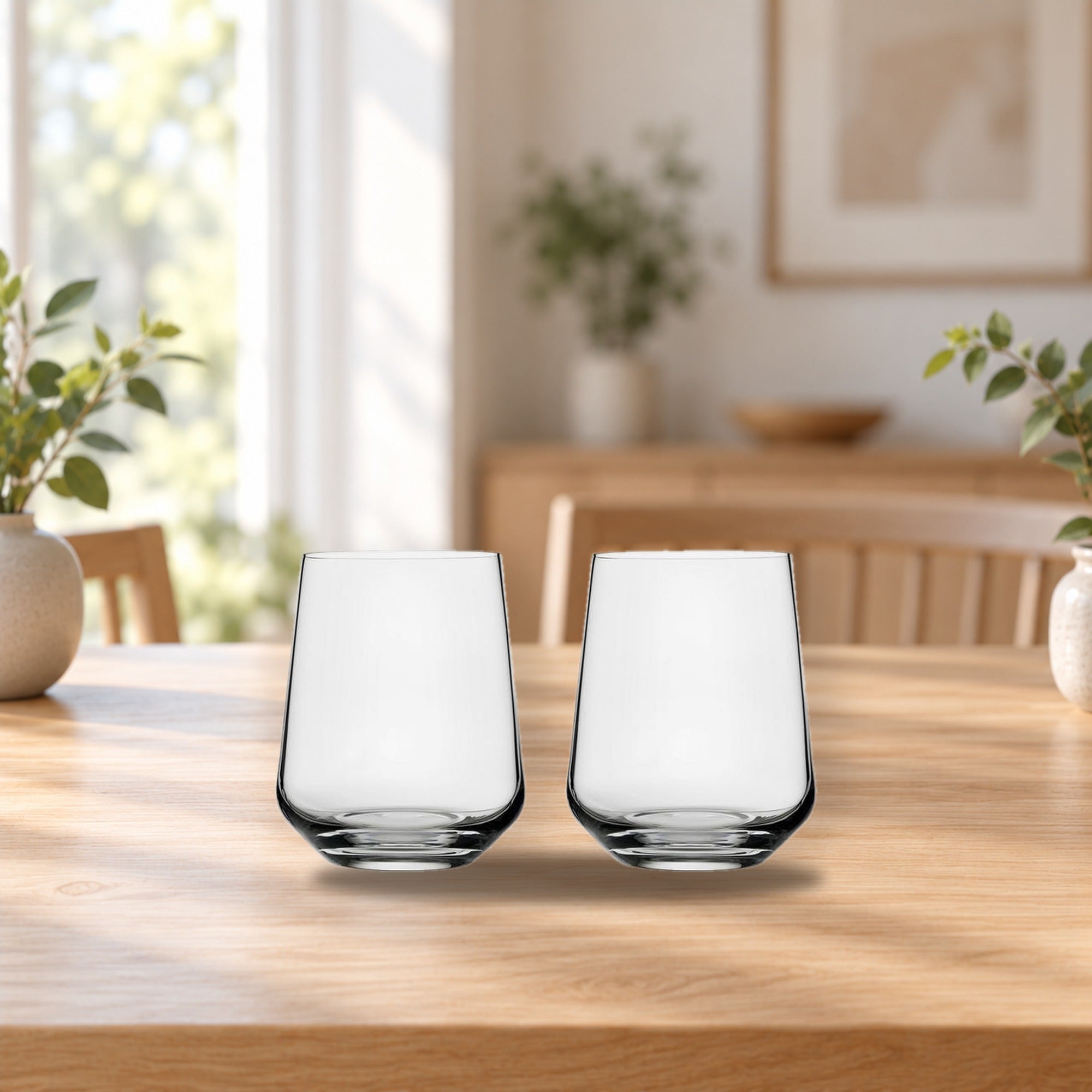 Iittala Essence Drinking Glass Set of 2 – product photo on a table