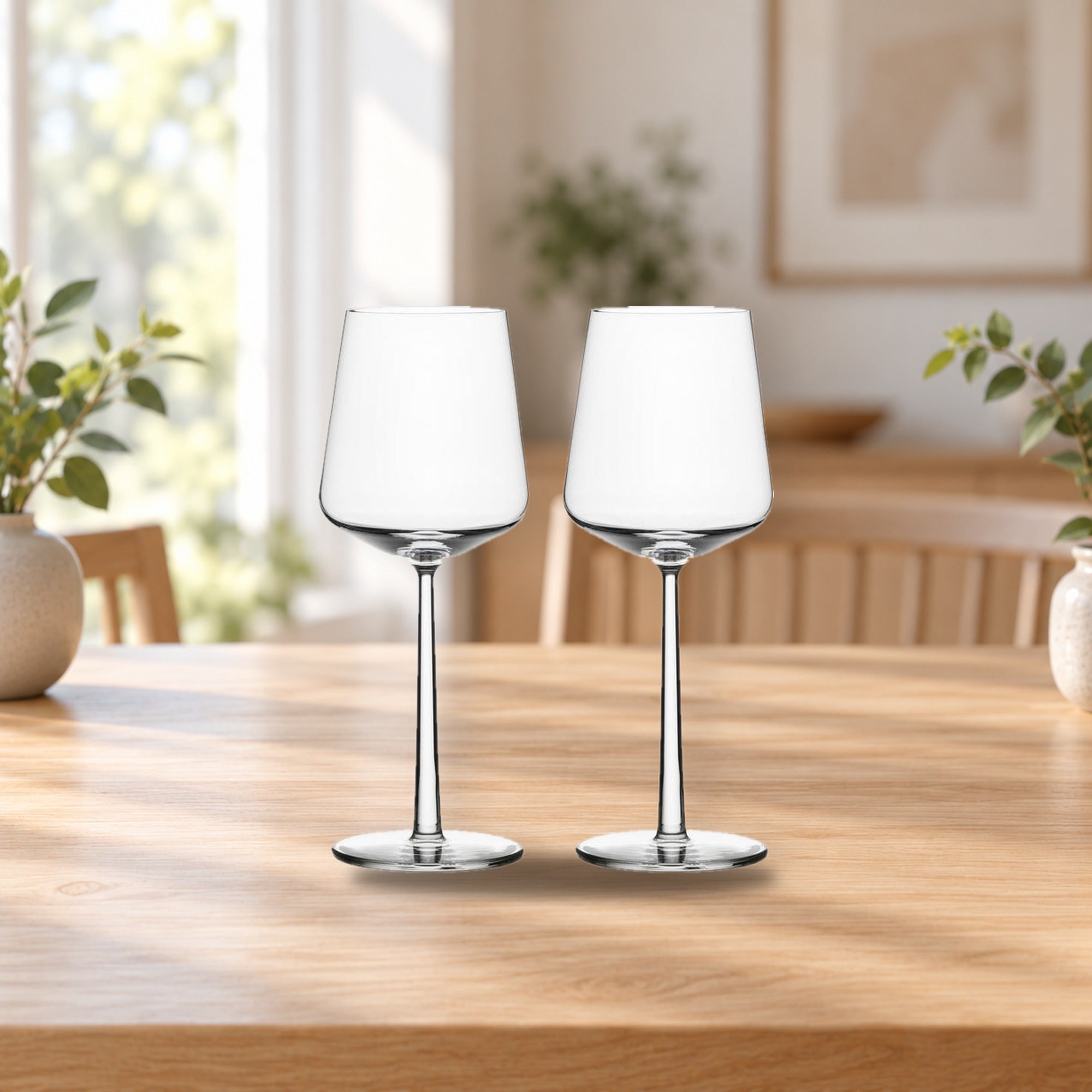 Iittala Essence Red Wine Glass Set of 2 – product photo on a table