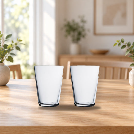 Iittala Kartio Drinking Glass Set 40cl – product photo on a table