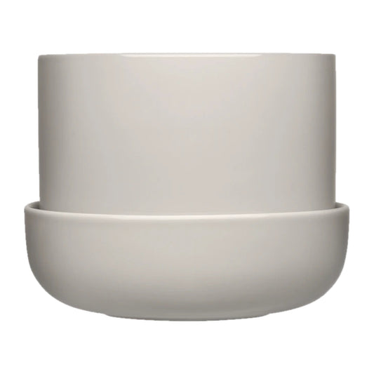Iittala Nappula Plant Pot with Saucer 170x130mm Grey – product photo
