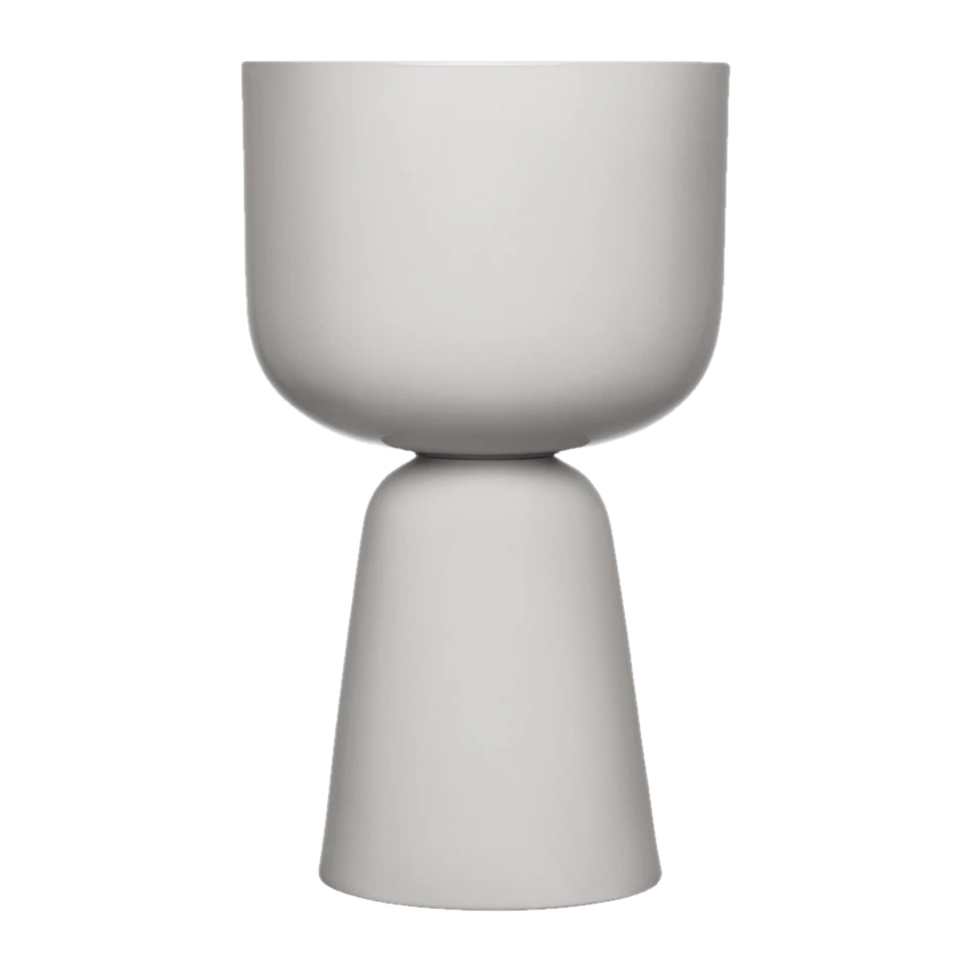 Iittala Nappula Plant Pot S 260x155mm Light Grey – product photo