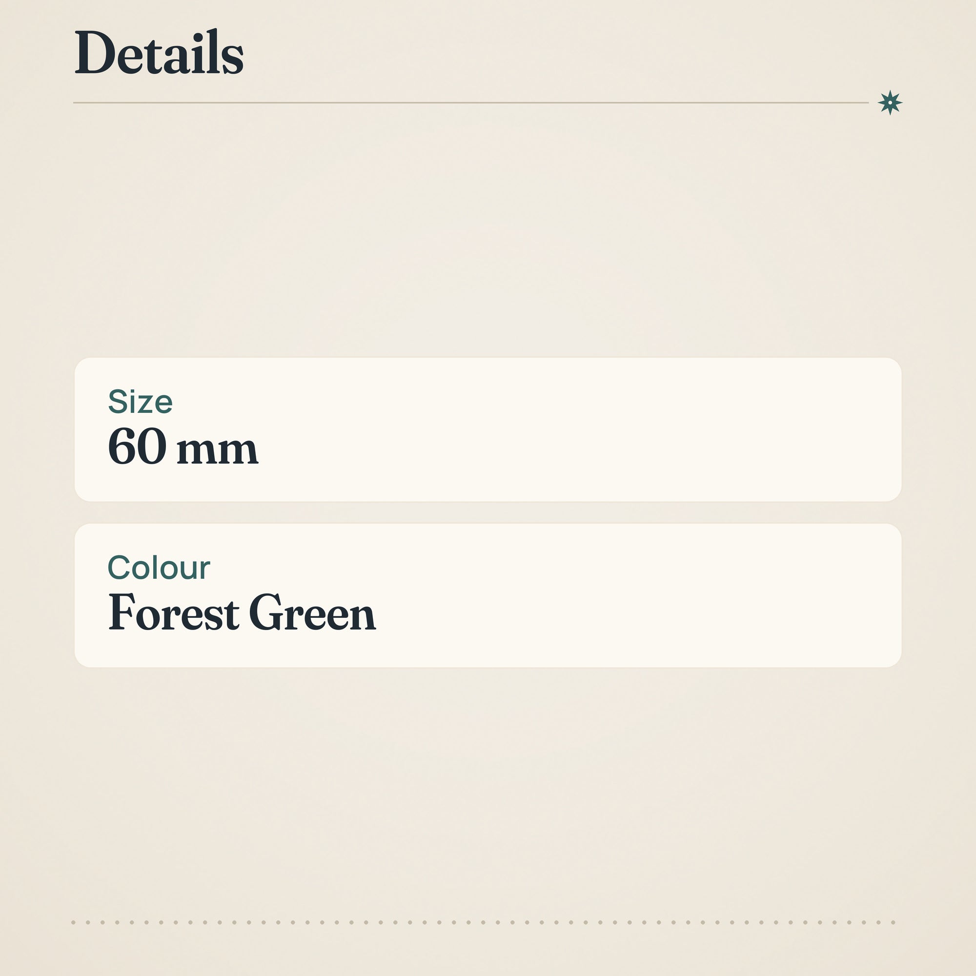 Iittala Valkea Votive 60mm Forest Green Candleholder – product details