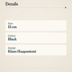 Iittala Taika Plate 15cm Black – product details