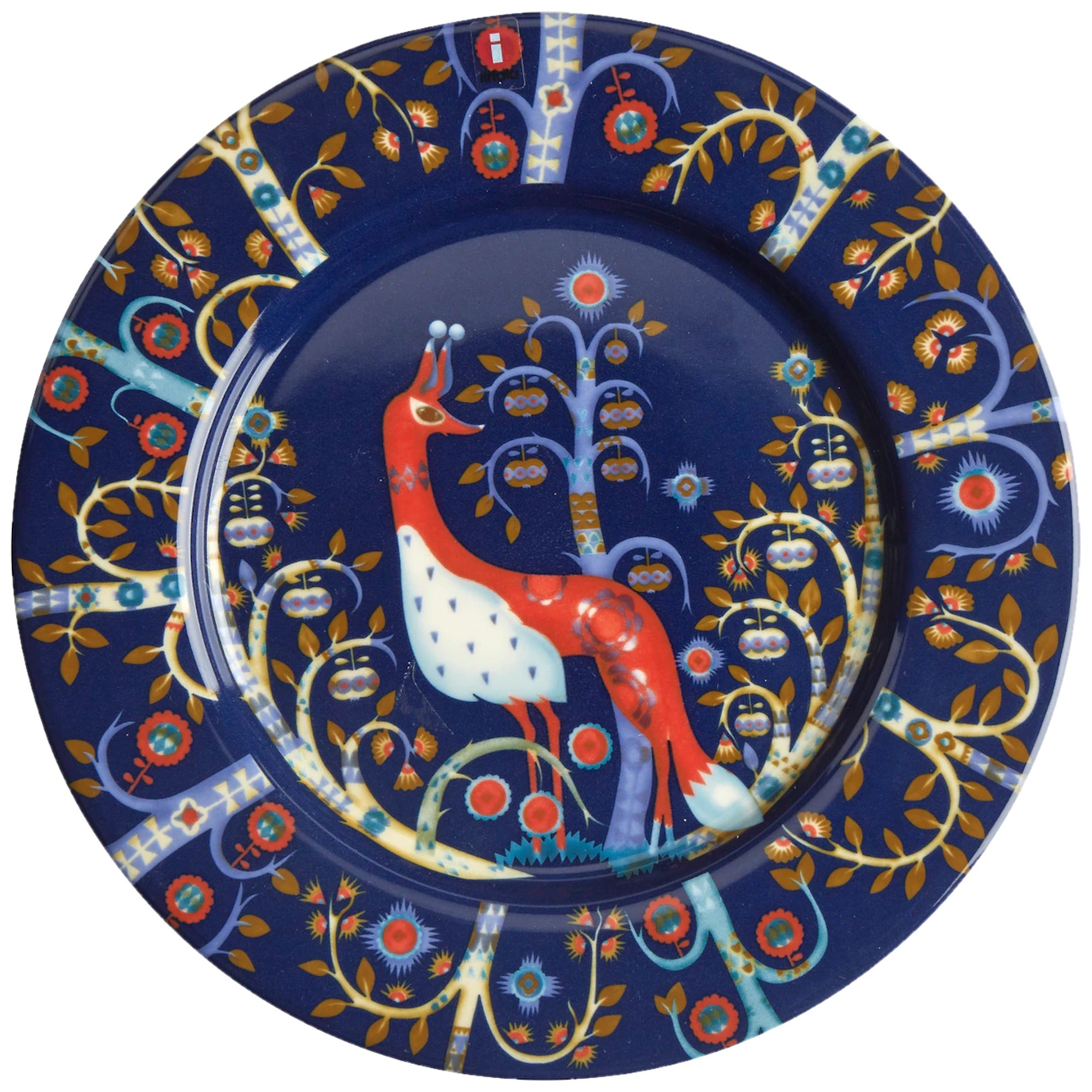 Iittala Taika Blue Flat Plate 22cm – product photo
