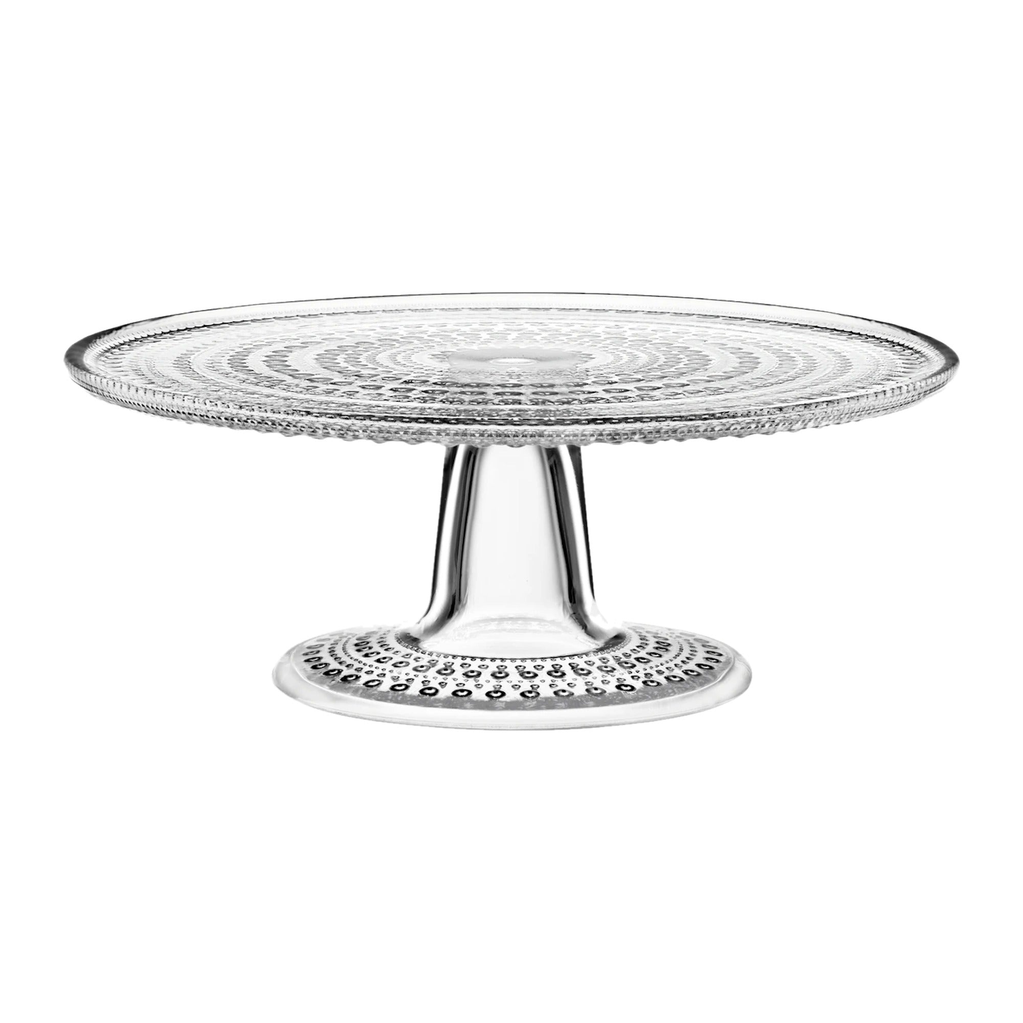 Iittala Kastehelmi Cake Stand 24cm Clear Glass – product photo