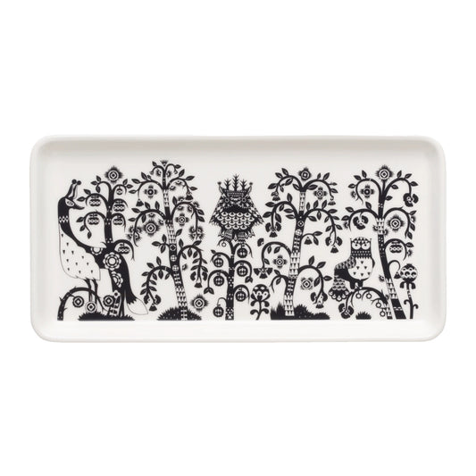 Iittala Taika Rectangle Plate 12x24cm Black – product photo