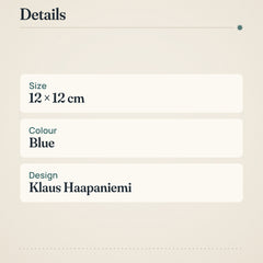Iittala Taika Square Plate 12x12cm Blue – product details