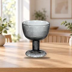 Iittala Miranda Bowl 145mm Grey – product photo on a table