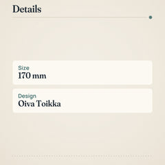 Iittala Kastehelmi Plate 170mm Linen – product details