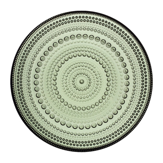 Iittala Kastehelmi Plate 170mm Forest Green Glass – product photo