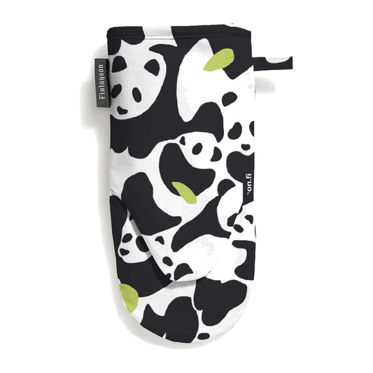 Sukukokous Oven Mitt 15x30 cm Black/White – product photo