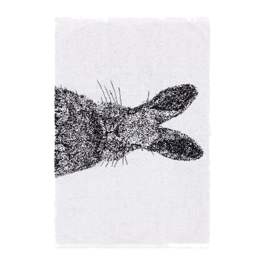 Pupu Hand Towel 50x70 cm Black/White – product photo