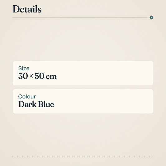 Finlayson Mukava Hand Towel Dark Blue 30x50 cm – product details