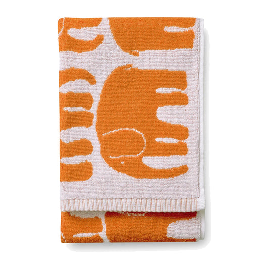Finlayson Elefantti Hand Towel 50x70 cm Orange/White – product photo
