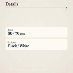 Finlayson Pampula Hand Towel 50x70 cm Black/White – product details