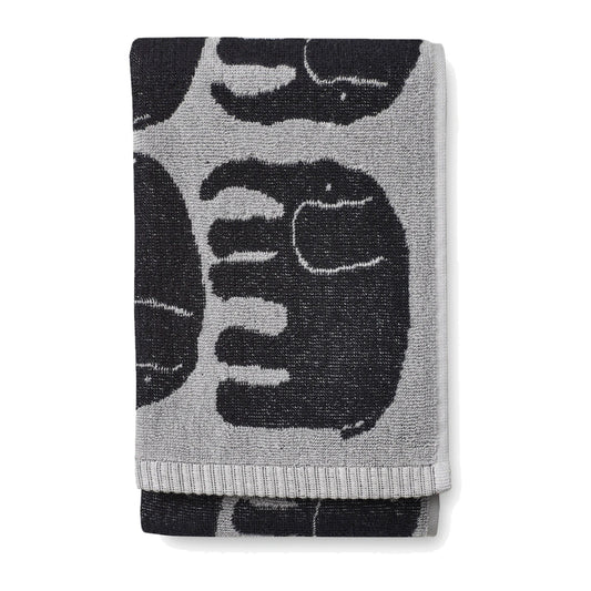 Finlayson Elefantti Hand Towel 50x70 cm Black/Grey – product photo