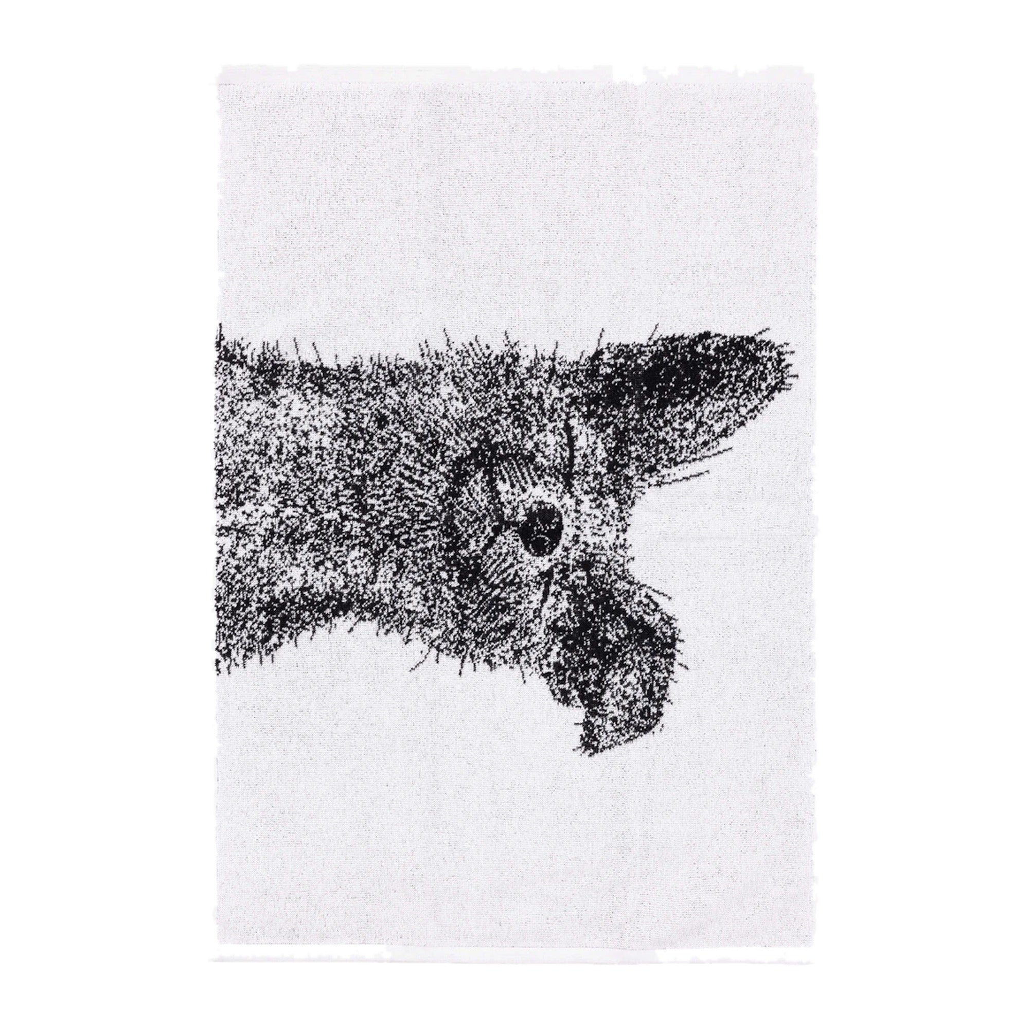 Kettu Hand Towel 50x70 cm Black/White – product photo