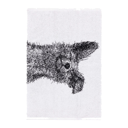 Kettu Hand Towel 50x70 cm Black/White – product photo