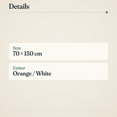 Finlayson Elefantti Bath Towel 70x150 cm Orange/White – product details
