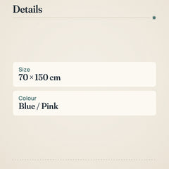 Finlayson Elefantti Vapaa Bath Towel 70x150 cm Blue/Pink – product details