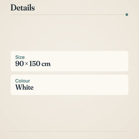 Finlayson Baby Sheet White 90x150 cm – product details