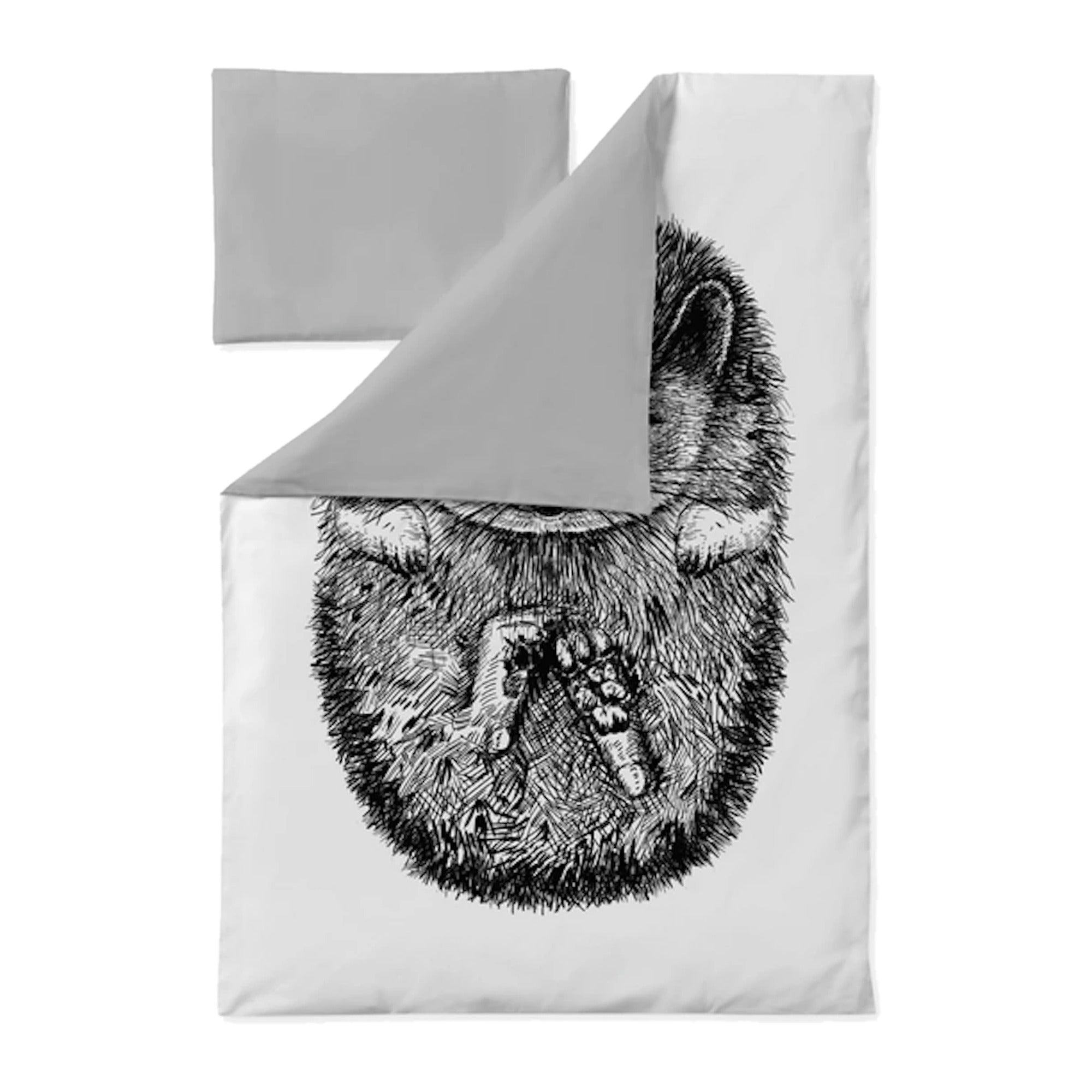 Finlayson Siili Duvet Set Black/White 85x125 cm for Babies – product photo