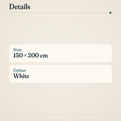 Finlayson Children's Bed Sheet White 150x200 cm GOTS Certified – product details