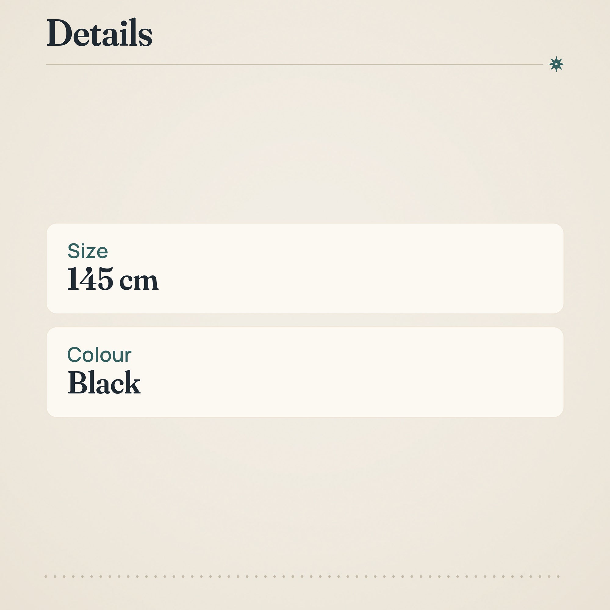 Vallila Oilcloth Tove 145 cm Black – product details