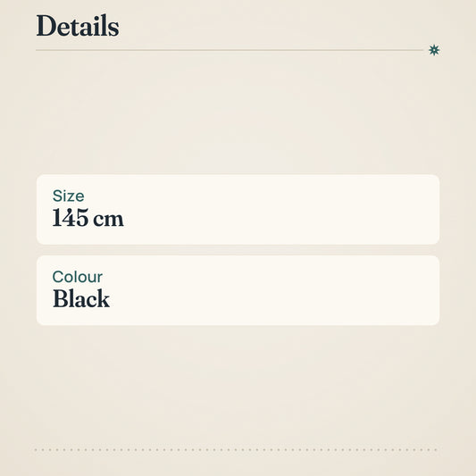 Vallila Oilcloth Tove 145 cm Black – product details