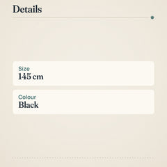 Vallila Oilcloth Tove 145 cm Black – product details