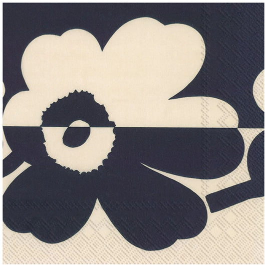 Marimekko Suur Unikko Blue Linen Napkin Pack of 20 – product photo