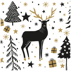 DUNI Magic Winter Napkins 33x33 cm 3-Ply Pack of 20 – product photo