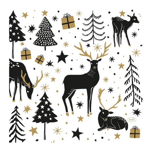 DUNI Napkin Magic Winter 33x33cm 3-Ply – product photo