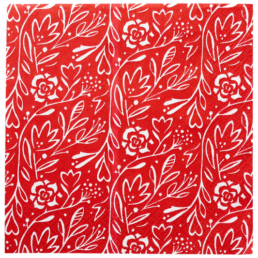 Havi Saana Red Napkins 20pcs 33cm for Table Settings – product photo