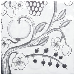Havi-Kuovi Airlaid Napkin Garden Black-White 15pcs 40cm – product photo