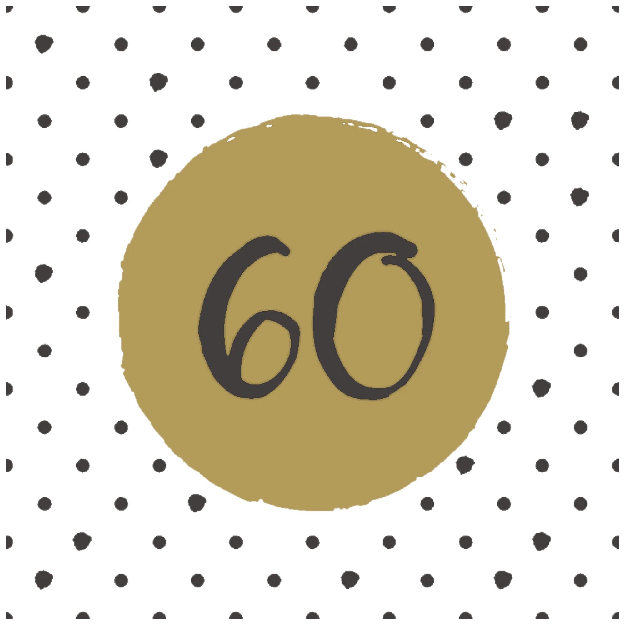 60th Birthday Napkins – product photo