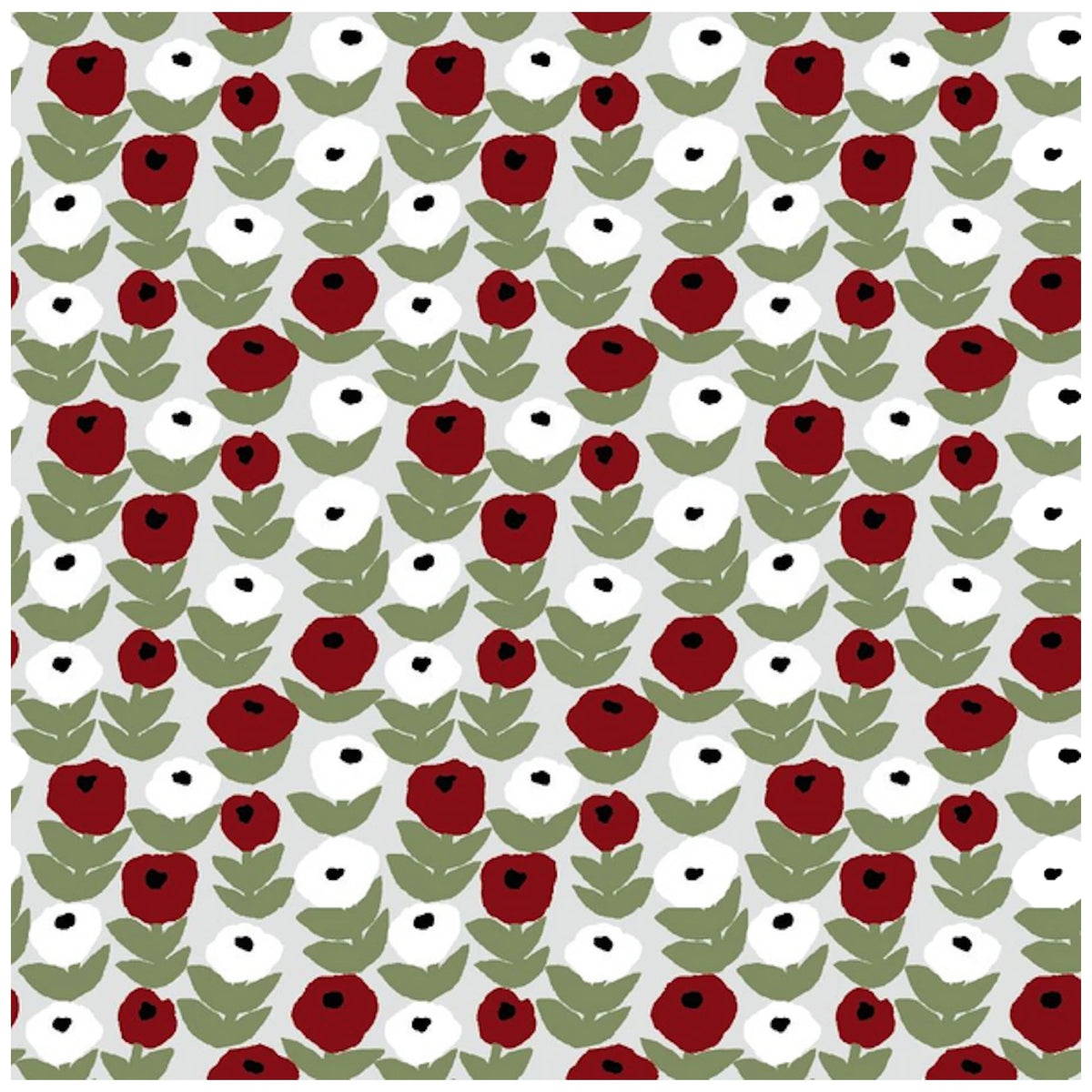 Havi-Kauniste Tissue Napkin Flora Green-Red 20pcs 33cm – product photo