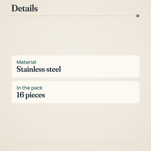 Fiskars FF Cutlery Set 16 Pcs Glossy Stainless Steel – product details
