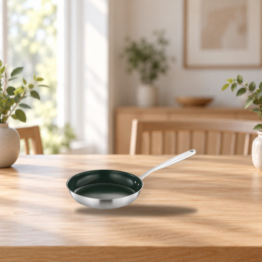 Fiskars 375th Anniversary Frying Pan 24 cm – product photo on a table