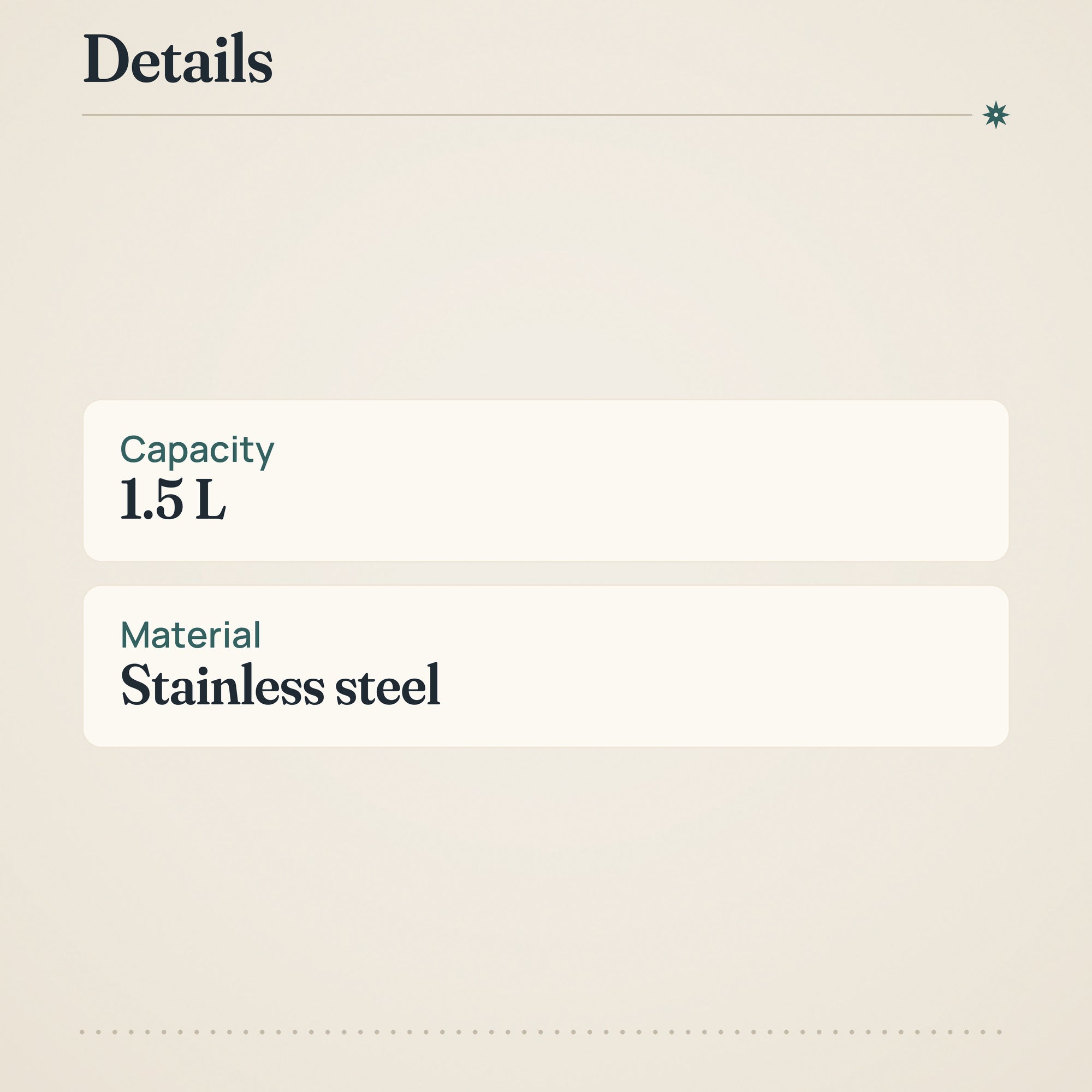 Fiskars All Steel Casserole 1.5 L – product details
