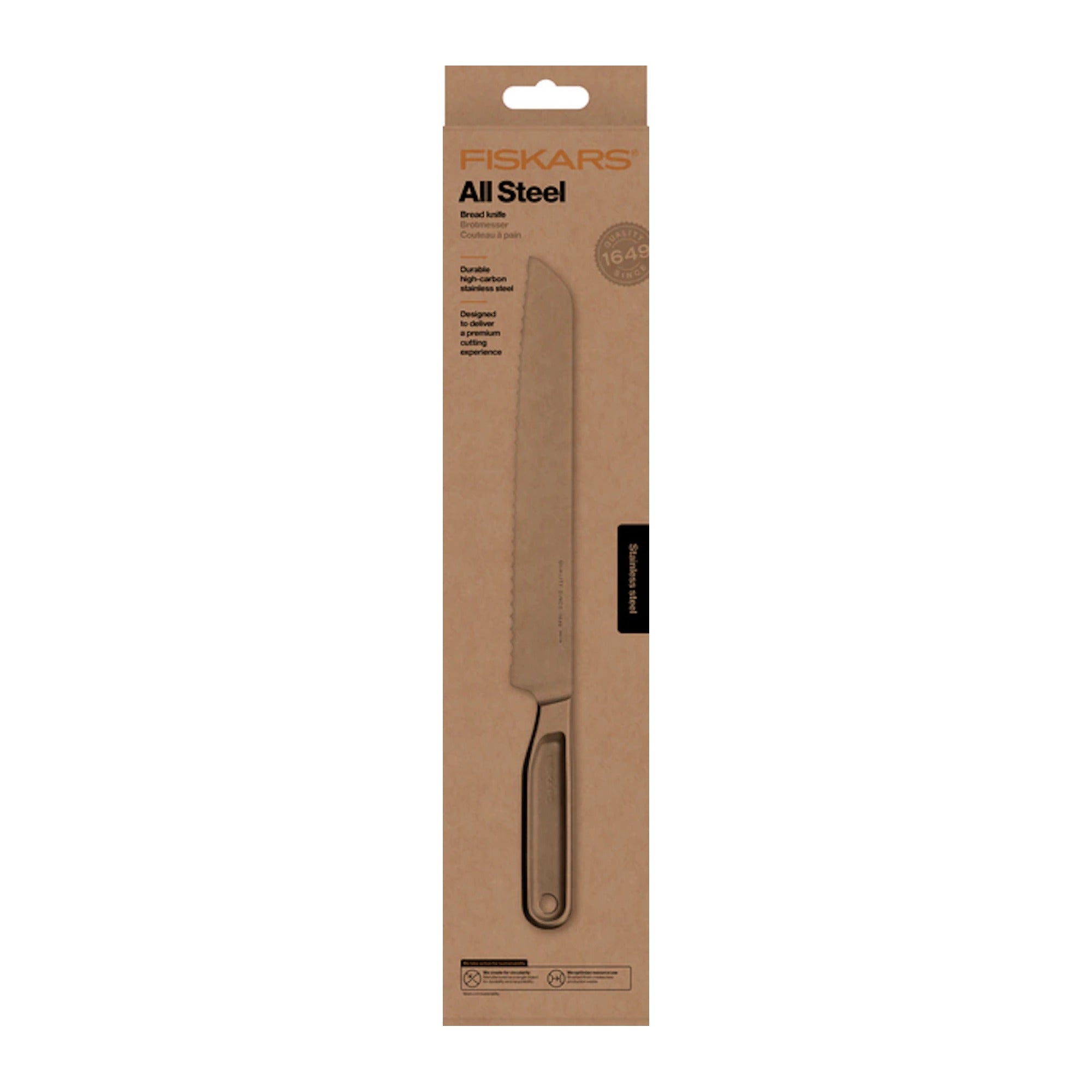 Fiskars All Steel Bread Knife – product photo