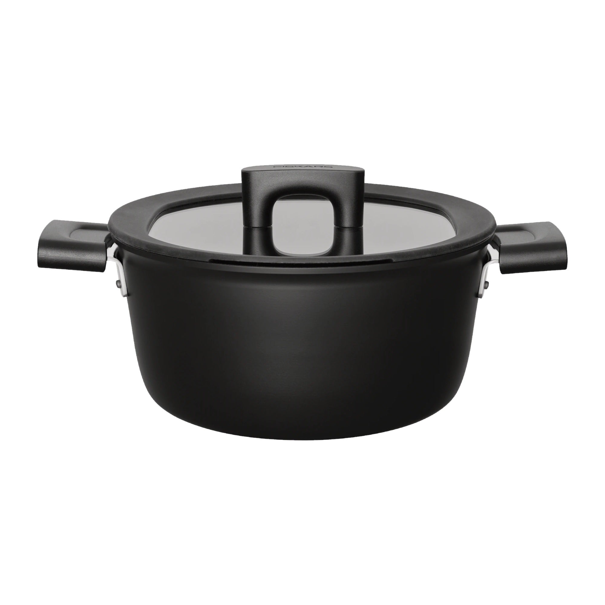 Fiskars Hard Face 22cm Saucepan with Lid – product photo