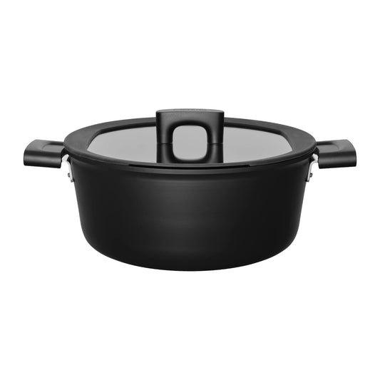 Fiskars Hard Face 5L Saucepan with Lid – product photo
