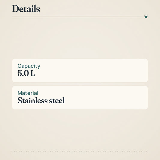 Fiskars All Steel 5.0L Saucepan – product details
